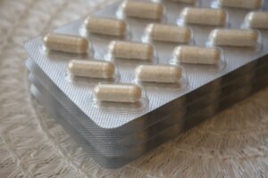 is_it_legal A blister pack of capsules on a table